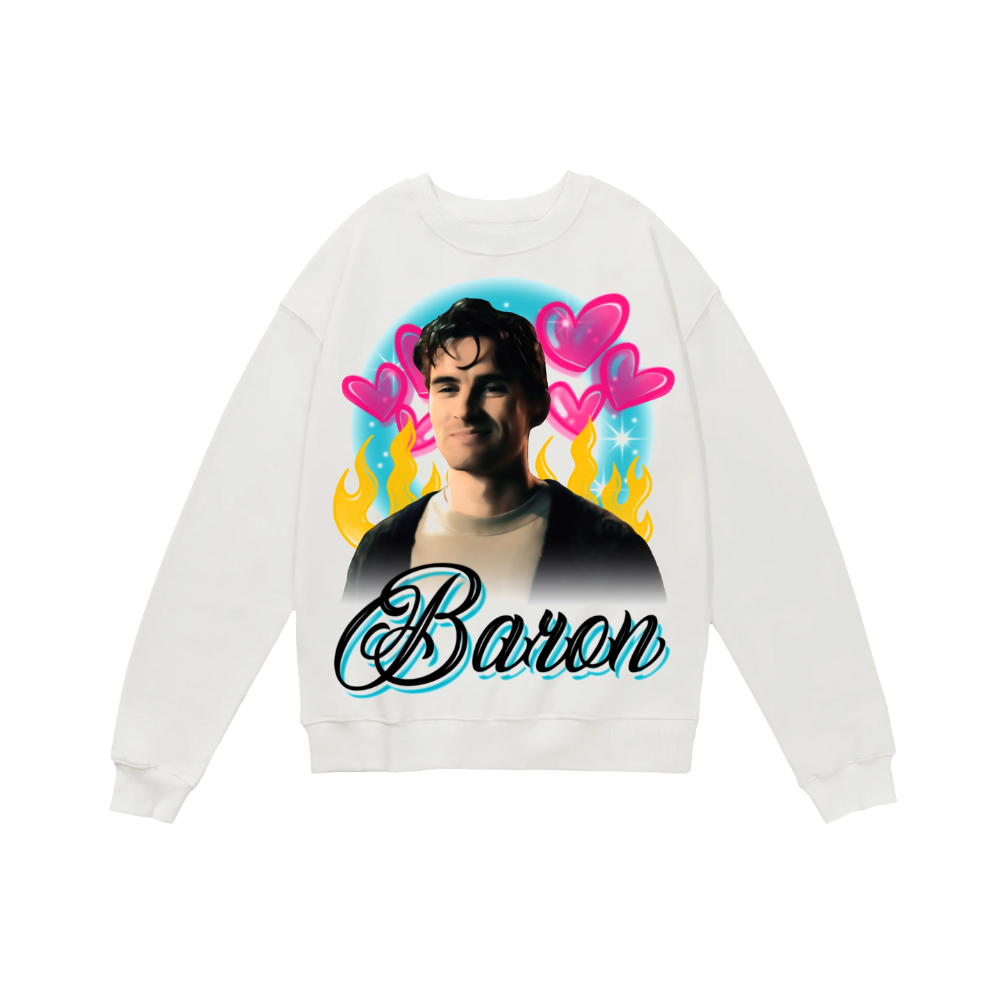 Obsession - White Sweatshirt Baron Airbrush Variant [PRE-ORDER]