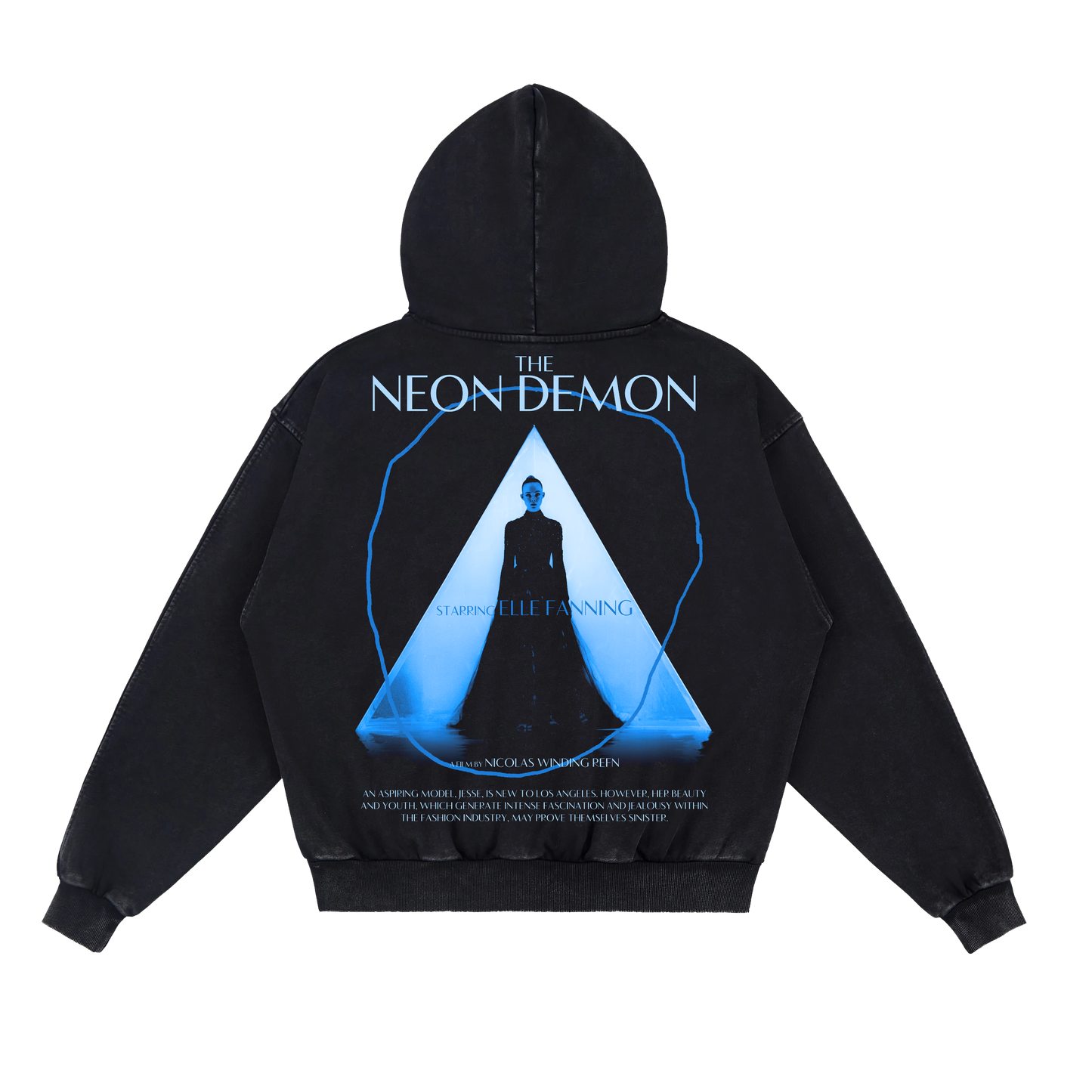 The Neon Demon - Black Hoodie Blue Variant [PRE-ORDER]